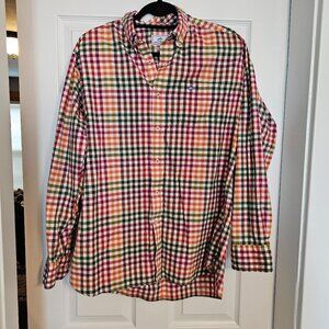 Southern Tide Classic Fit Plaid Long Sleeve Button Down shirt - Men's L